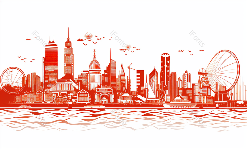 重庆建筑春节,插画/手绘图,插画/手绘图库,插画/手绘图下载,插画/手绘